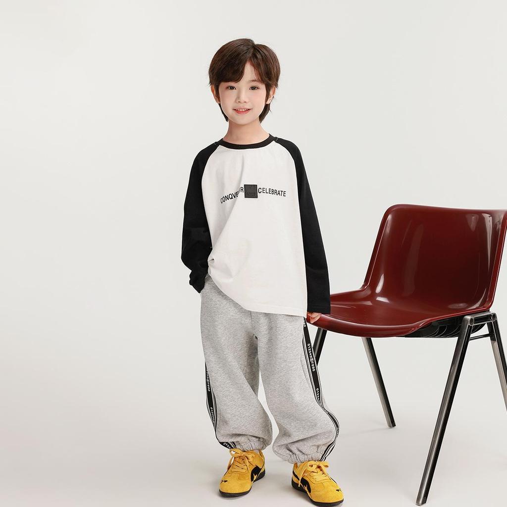 Autumn 2025 Boys' Long-Sleeve Cotton T-Shirt - Fairy Tale Memory Collection