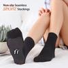 10 пар прозрачных невидимых носков средней длины, нескользящие бесшовные тонкие короткие чулки, аксессуары для обуви