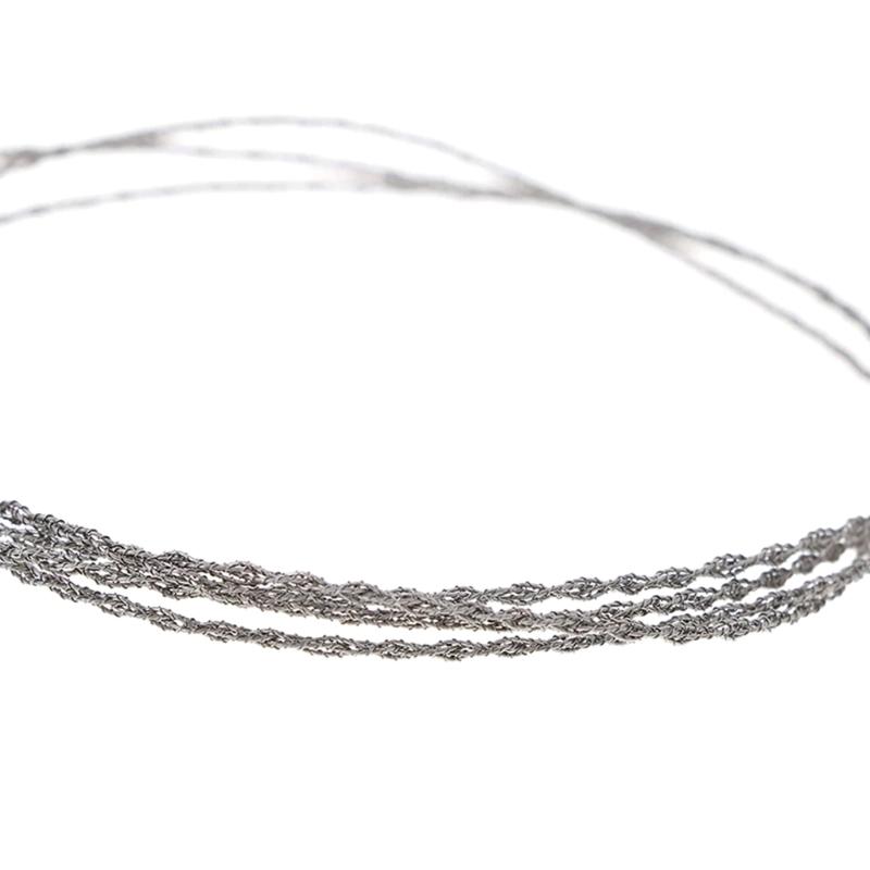 28"/ 72cm String Saw Hand Chainsaw Pracrtical Useful Wire Saw Stainless Outdoor Camping Wood Cutting