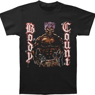 Мужская футболка Body Count Slaughter облегающего кроя  Лицензированный мерч Control Industry
