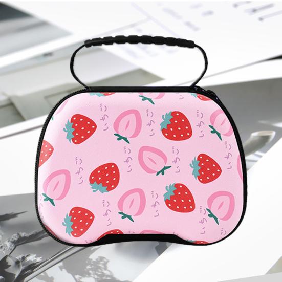 Противоударный жесткий дорожный чехол для контроллера из ЭВА, беспроводной геймпад с сетчатым карманом, фиксирующий ремень, универсальная защитная сумка с ручкой