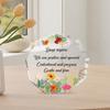 Gifts for Friends and Family Souvenirs Desktop Decorations Nineside Shape Acrylic Flower Ornaments