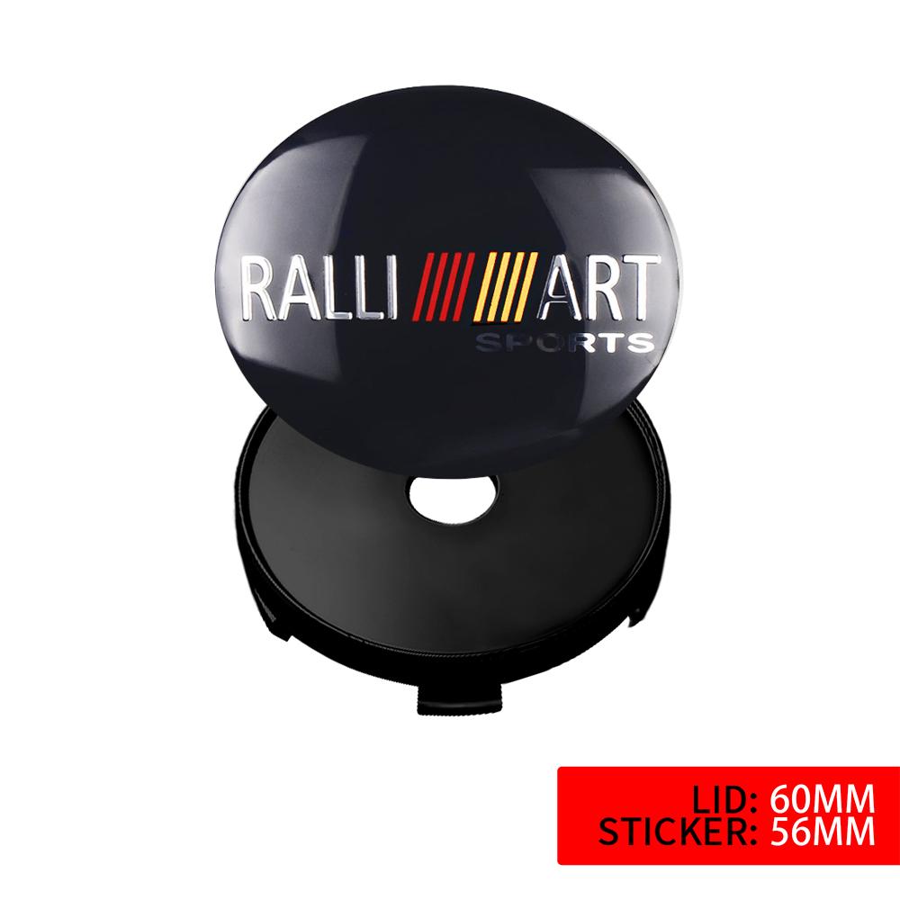 4 шт. Колпаки на ступицы колес, эмблемы, наклейки для Mitsubishi Ralliart Lancer Outlander ASX Cross