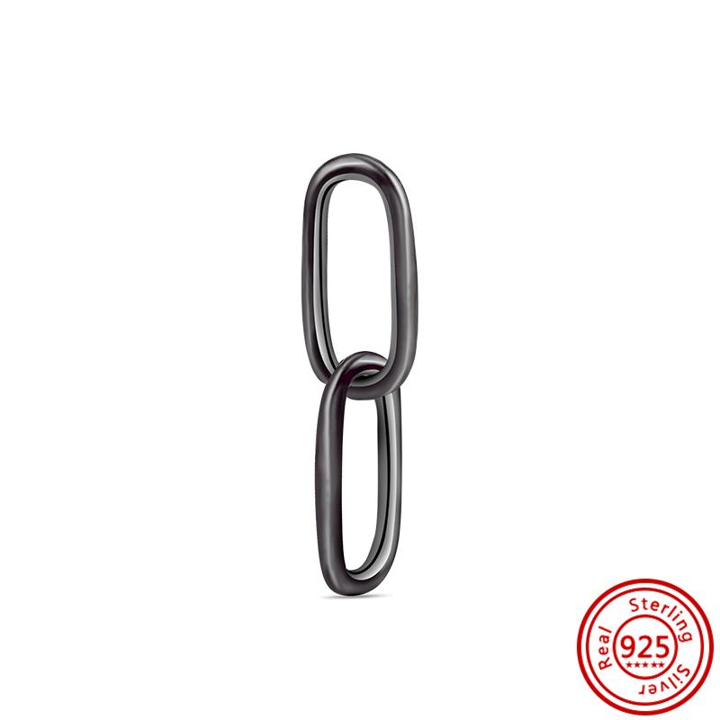 Новые серьги Me из стерлингового серебра 925 пробы с круглыми соединительными звеньями, подвесками в виде бабочки, подходят для оригинального браслета ME, сделай сам, ювелирный подарок