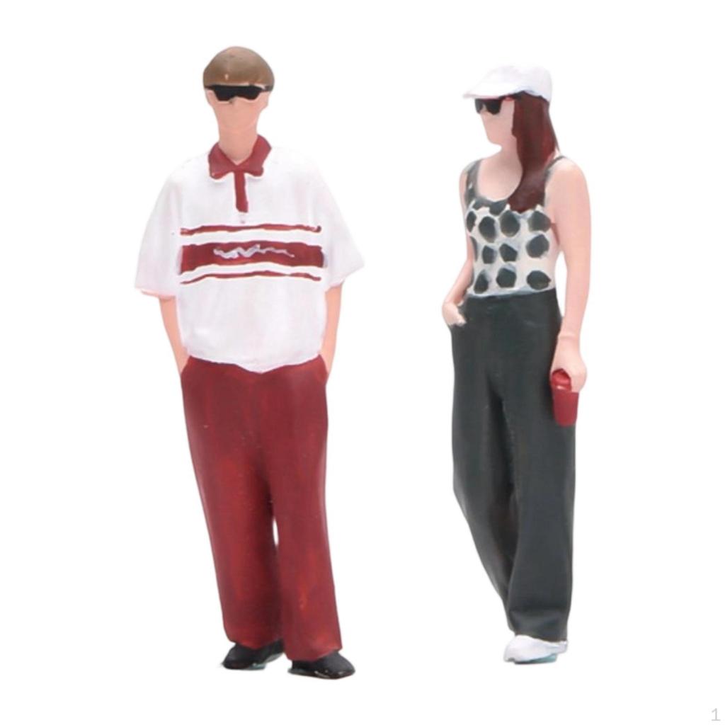 Фигурки людей масштаба 1/64, смоляные фигурки, миниатюрные модели, раскрашенные миниатюрные персонажи для DIY