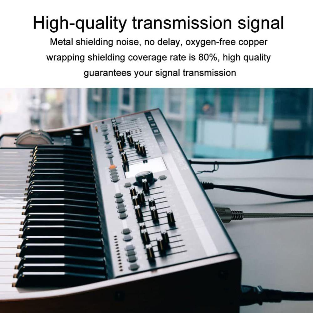 5-контактный штекер DIN Кабель MIDI Папа-папа Din-5pin M/M Кабель-адаптер MIDI-клавиатура
