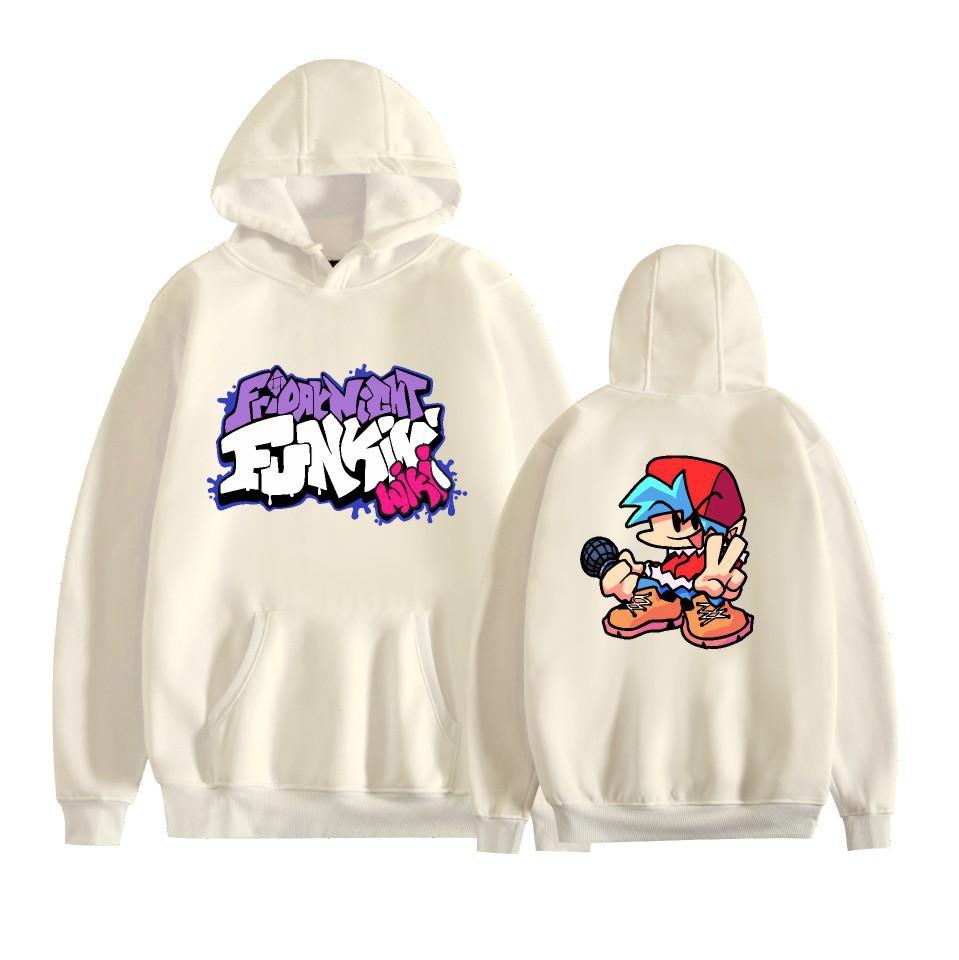 Fridaynightfunkin Series Animation Print Fashion Casual Hooded Sweater