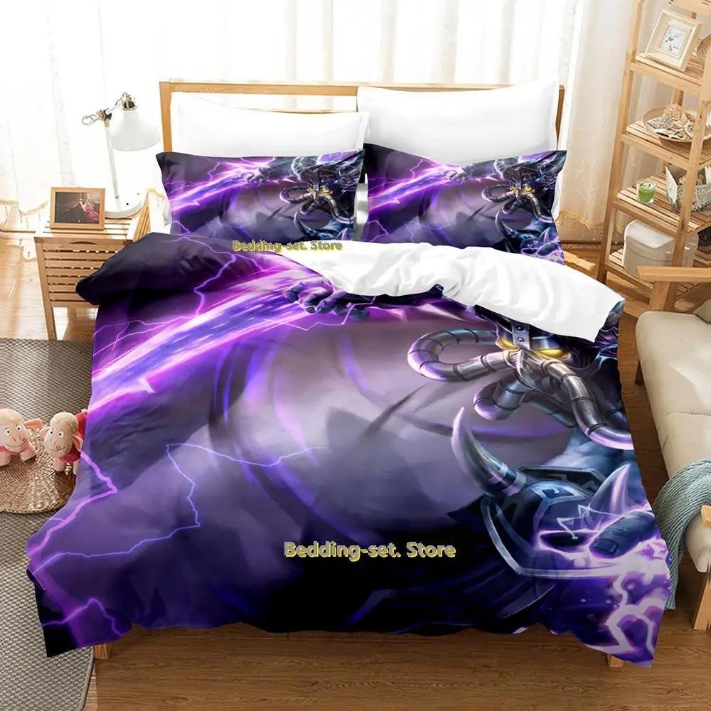 Крутой Постельный Набор Кая Односпальный Полуторный Двуспальный Кингсайз Комплект для Кровати Взрослый Детский Спальня Комплекты Пододеяльников Аниме постельное белье Кровать