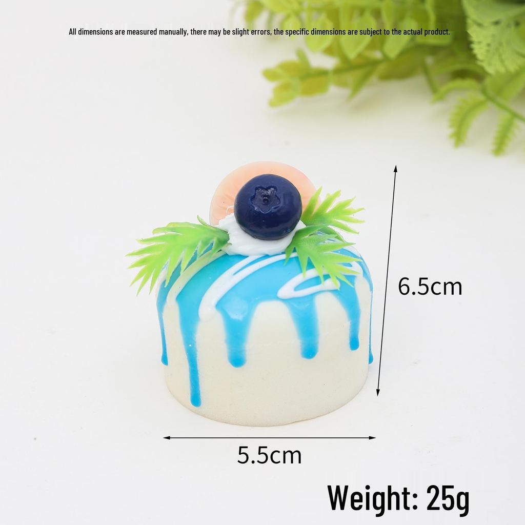 Креативная модель фруктового торта, магнит на холодильник и европейское украшение для витрины муссового торта