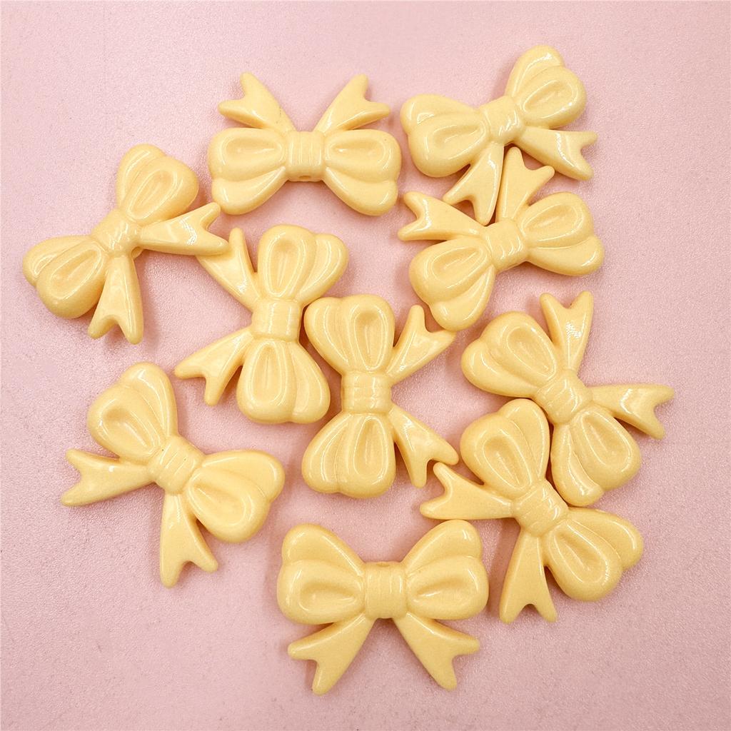 Очарование желе Цветной аксессуар Материал DIY Аксессуар Галстук-бабочка Бусины Материал ручной работы Ювелирные аксессуары Шпилька Орнамент 5 шт. 22,5*29 мм