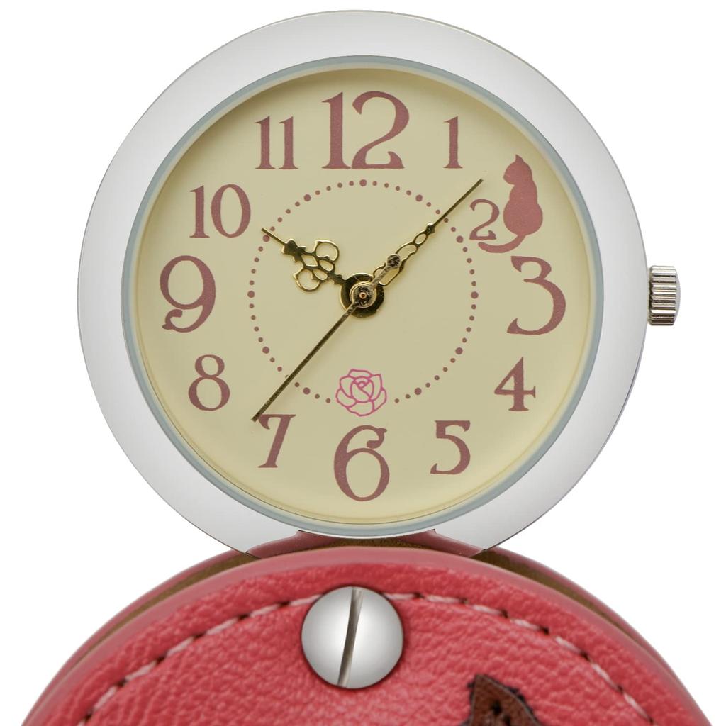 Карманные часы Rose Cat Strap с лупой коричневого цвета [Fieldwork] LW039-1 женские