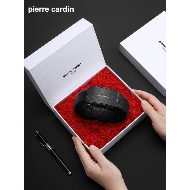 Pierre Cardin Мужской кожаный ремень с автоматической пряжкой