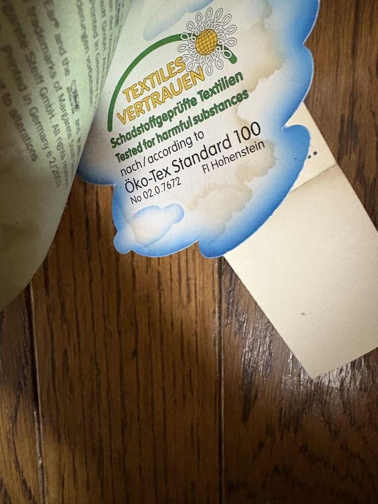 [USED] Tagged Steiff Teddy Bear Molly Teddy Vintage