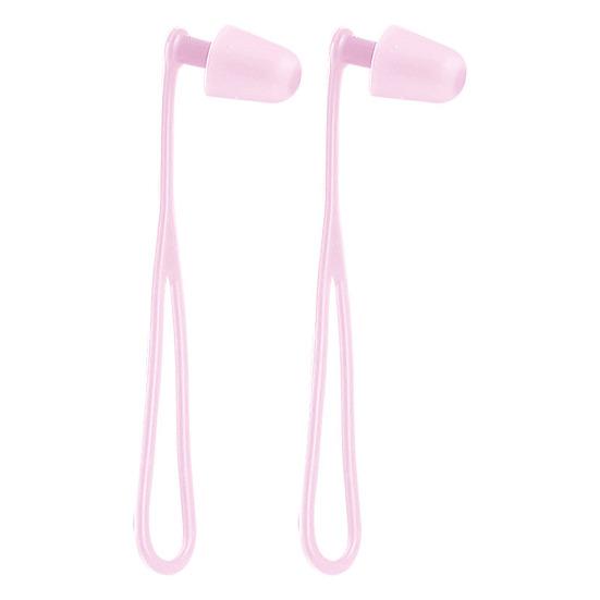 Силиконовые беруши для плавания с защитой от потери, шнурованные беруши, крепятся к очкам для плавания для подводного плавания и водных видов спорта