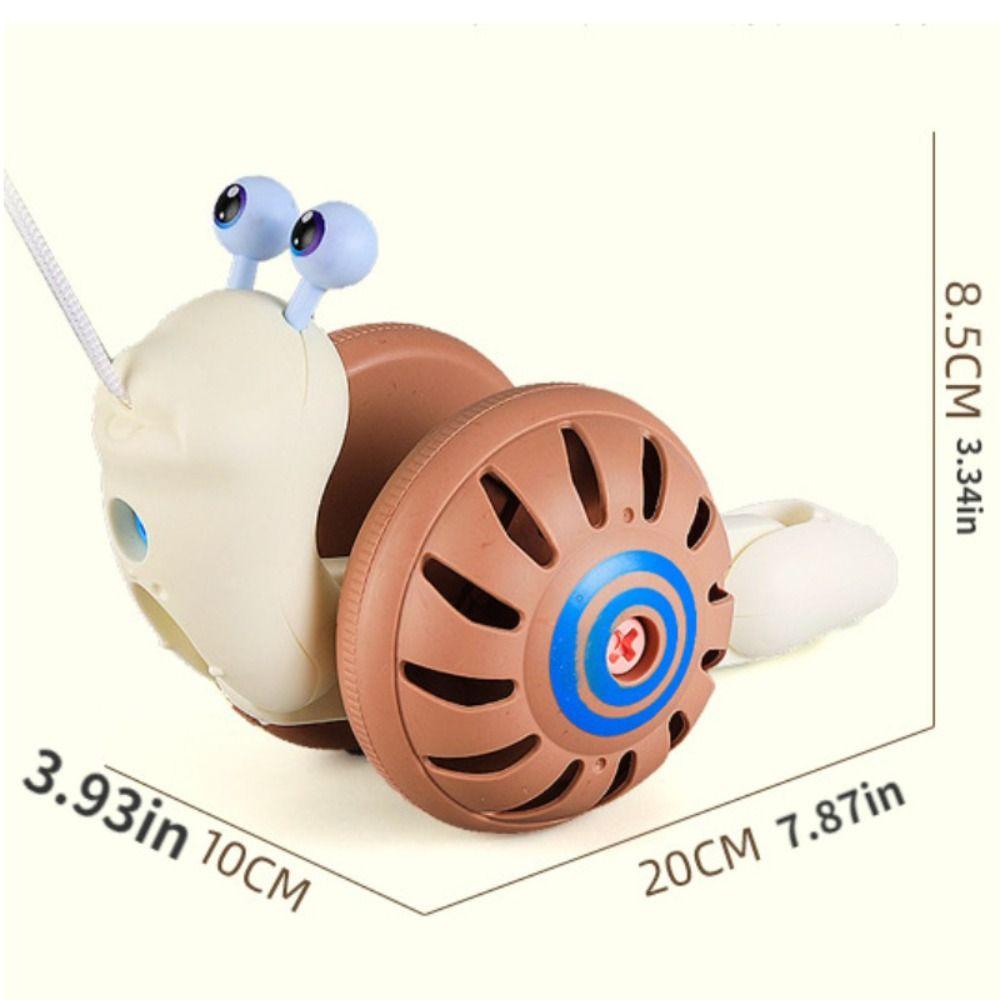 PP Интерактивная Игрушка для Обучения Ходьбе с Тяговым Шнуром Мультяшная Игрушка Ходячее Животное Тренировка Интереса