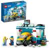 LEGO City Car Wash 60362 Building Toy Set, Fun Gift Idea for Kids Ages 6 and Up, Includes Rotatable Washer Brush, Car and 2 Minifigures.