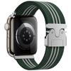 Watch Band for Apple Watch Series 10 Ultra 9 8 7 SE 6 5 4 3 2 1 46mm 49mm 45mm 44mm 42mm 3-Stripe Parachute Buckle Nylon Strap