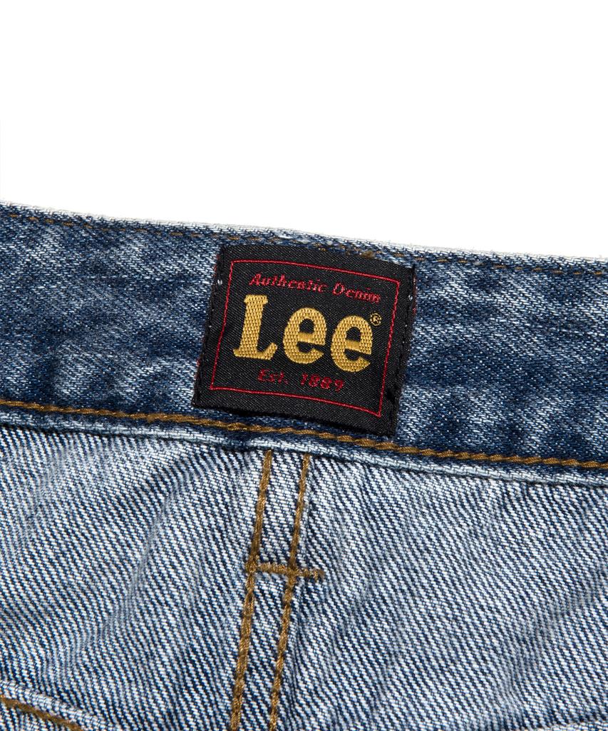 Длинная джинсовая юбка LEE с поясом, цвет Индиго Темный