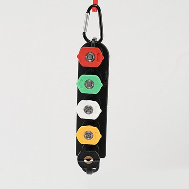 1/4Inch Quick Connect Nozzle Tip Holder Pressure Washer Nozzle Holder for Washer Nozzles Holds 5 Nozzle Tip