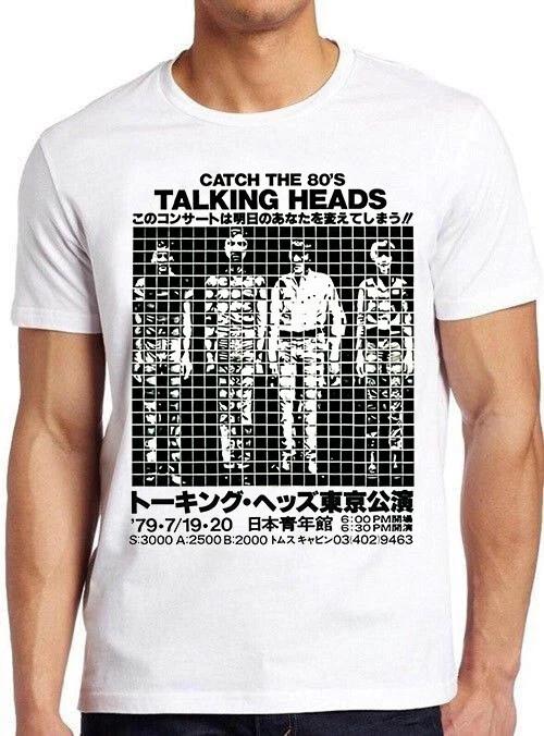 Talking Heads Japanese 1980 US Tour Catch The 80's Music Gift Tee T Shirt 7276