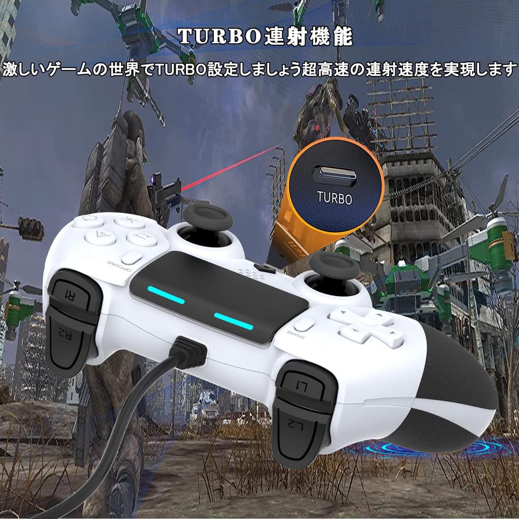 Smalife PS4 с задними кнопками, улучшенный USB, без HD, ТУРБО, высокая прочность, полностью совместимый контроллер, в комплекте инструкция на японском языке,