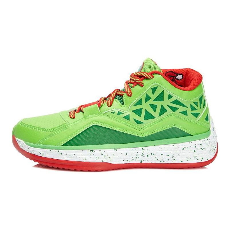 Баскетбольные кроссовки Li Ning Wade Fission 2.5 Mid top Унисекс Зеленый Красный ABFK031-4