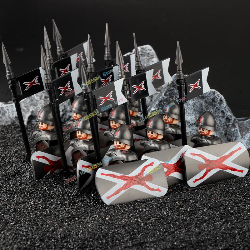 Movie Series Orc Uruk-hai Army Action Figures Mini Bricks Doll Assemble Building Blocks MOC DIY Toys for kid gift