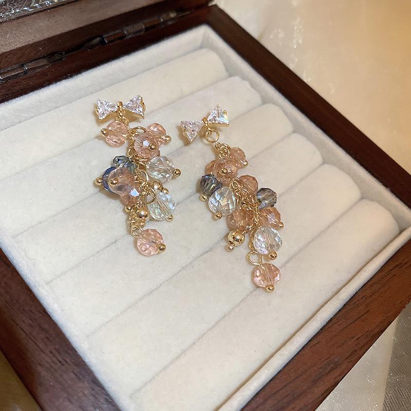 Этнические геометрические серьги-капли с кисточками: Ретро-дизайн с нишевым темпераментом и высококлассным ощущением в национальном стиле