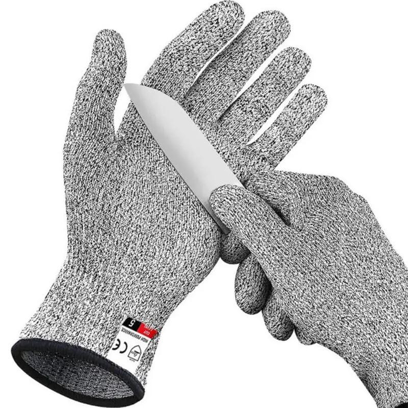 Перчатки устойчивые к порезам, пищевые, безопасные, для резки, уровень защиты 5, принадлежности, садовые перчатки для защиты рук при работе в саду