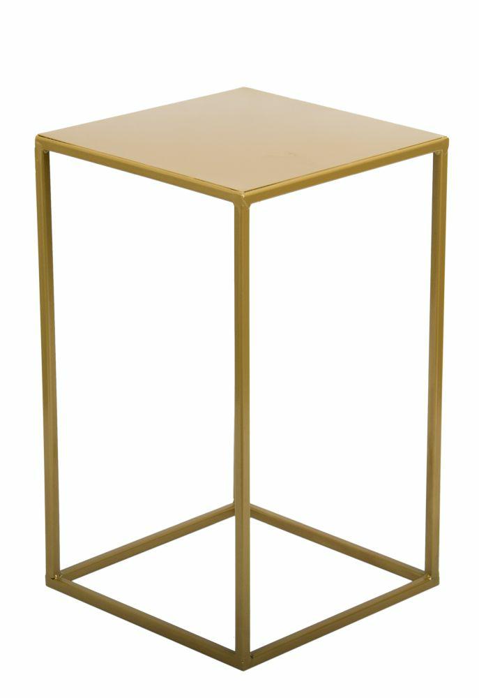 Nowoczesny Kwietnik Stojący 40Cm Złoty