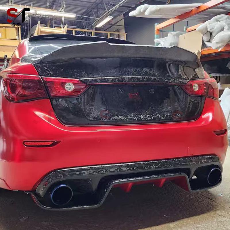 Спойлер из углеродного волокна для крышки багажника Infiniti Q50