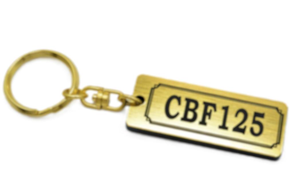 CBF125 Золотой и Черный Двойное Кольцо Акриловый Оригинальный Брелок Индивидуальные Аксессуары AA-223-1 - Глушитель, Руль, Внешний вид, Зеркала, Детали,