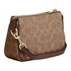 Coach Женская однолямочная сумка-кроссбоди Nolita из искусственной кожи, маленькая, коричнево-желтая и коричневая CW426-IMXHE