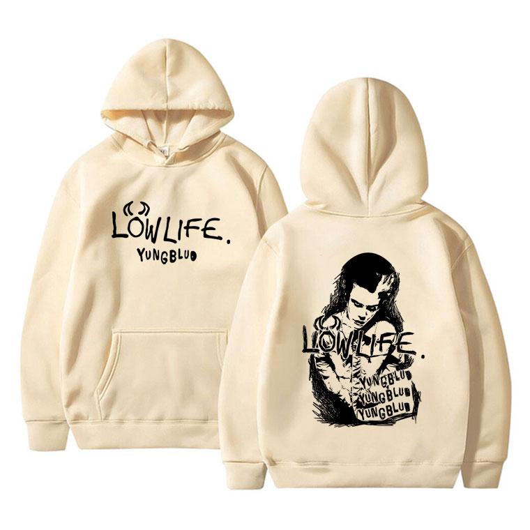 Свитшот Yungblud Lowlife 2025 Мужской Женский Модный Готический Рок Толстовка Мужская Повседневная Флис Хлопок Винтажный Пуловер с Капюшоном