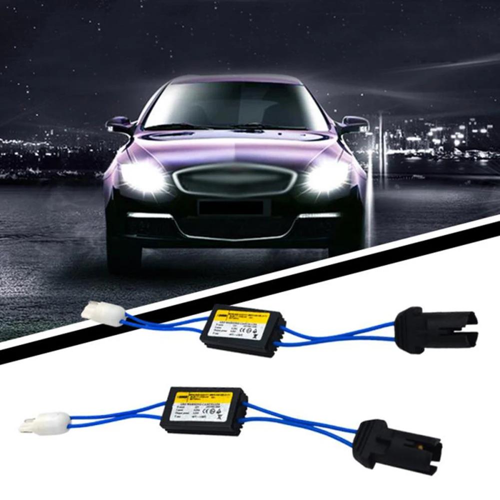 2pcs T10 Canbus Cable 12V LED Warning Canceller Decoder 501 T10 T15 W5W 194 Car Lights NO Error Canbus LED Load Resistor