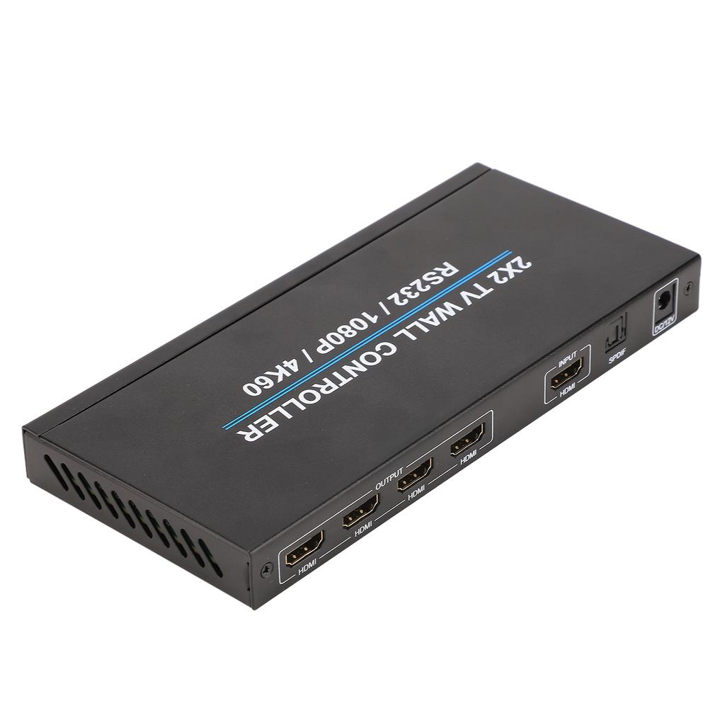 Контроллер видеостены с мультимедийным интерфейсом высокой четкости 2x2 4K и 60 Гц HD-дисплей Поворот на 180 градусов Контроллер ТВ-стены Контроллер ТВ-стены