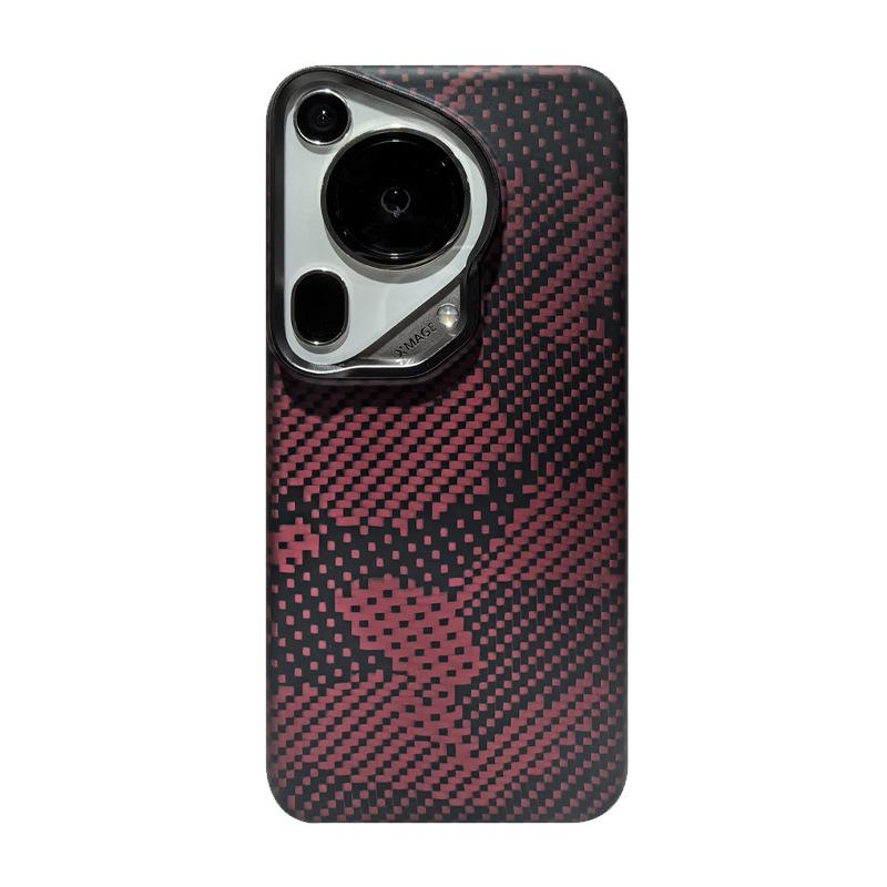 Применимо к чехлу для мобильного телефона Huawei Pura 70Pro Керамический P70Ultra арамидное волокно бизнес-ультратонкий противоударный чехол
