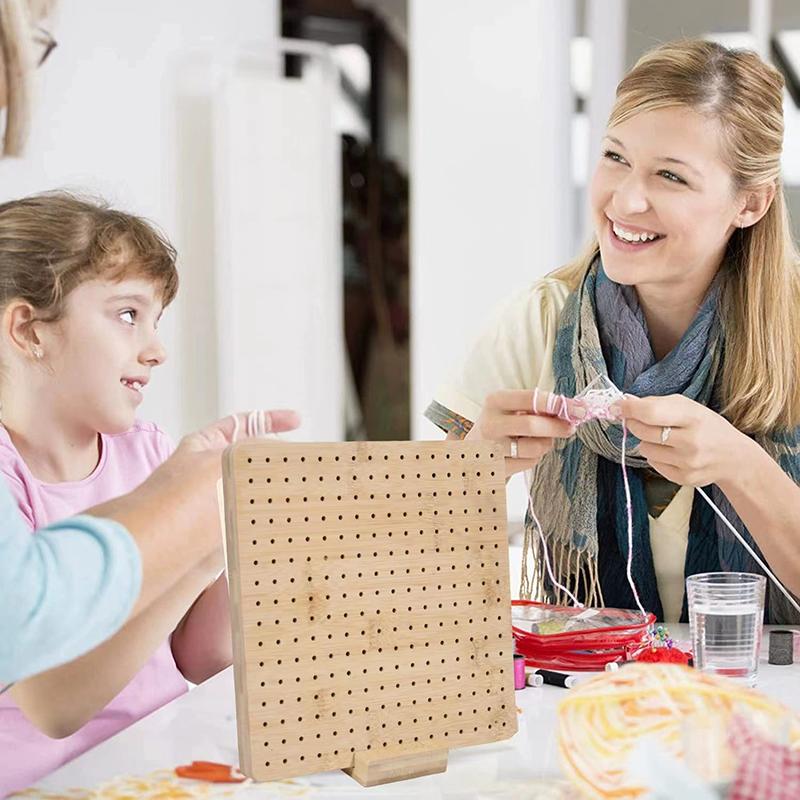 Деревянная блокировочная доска для вязания, блокировочные маты для вязания крючком «бабушкиных квадратов», для шалей, шарфов, носков, свитеров и самодельных проектов