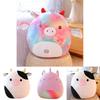 Soft Plush Unicorn And Cow Pillow Cushion Cartoon Animal Stuffed Toy For Girls 35cm