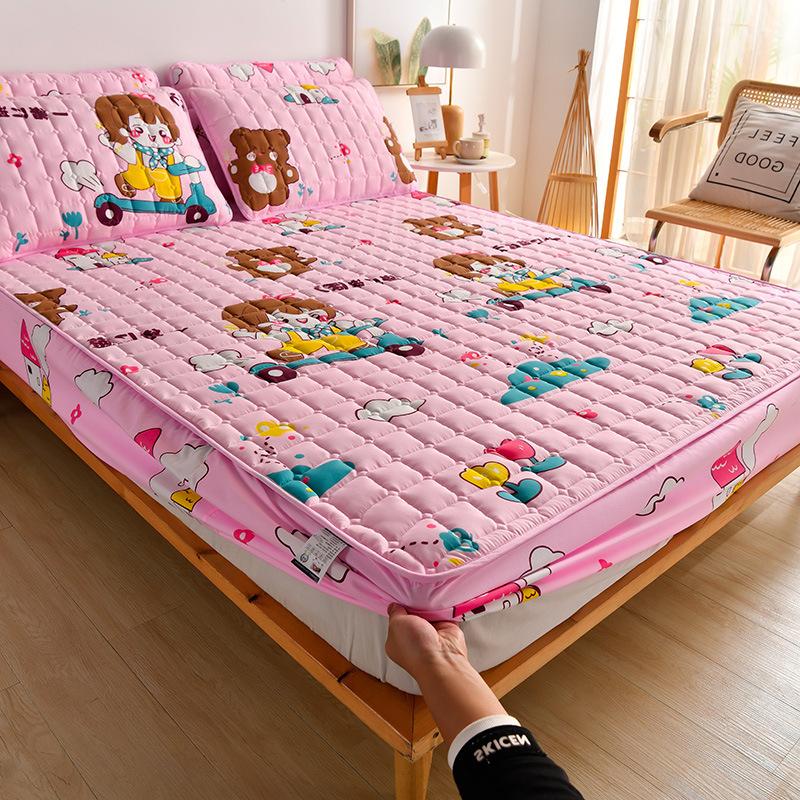 Модный комплект постельного белья белый, зеленый, двуспальное постельное белье, скандинавский пододеяльник, наволочка, королевский размер, плоский лист, классическая сетка, детская зима