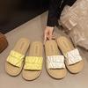 Versatile Casual Commuter Wind One-word Cool Slippers Summer New Daily Soft Sole Not Tired Foot Platform Slippers Beach Shoes