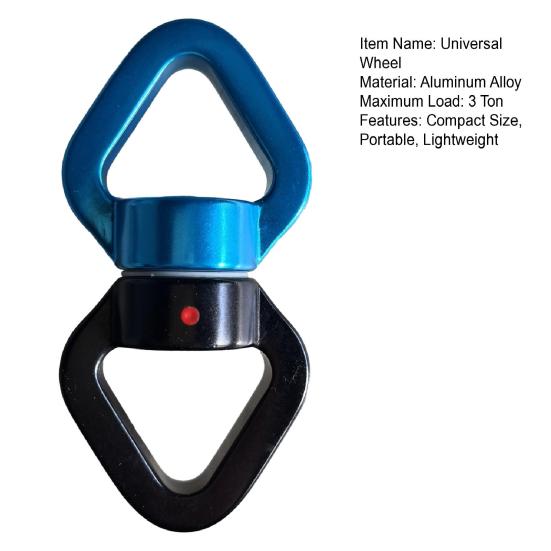 Yoga Universal Wheel Fixed Connector Compact Size Portable 360-degree Rotating Connection Swivel Wheel
