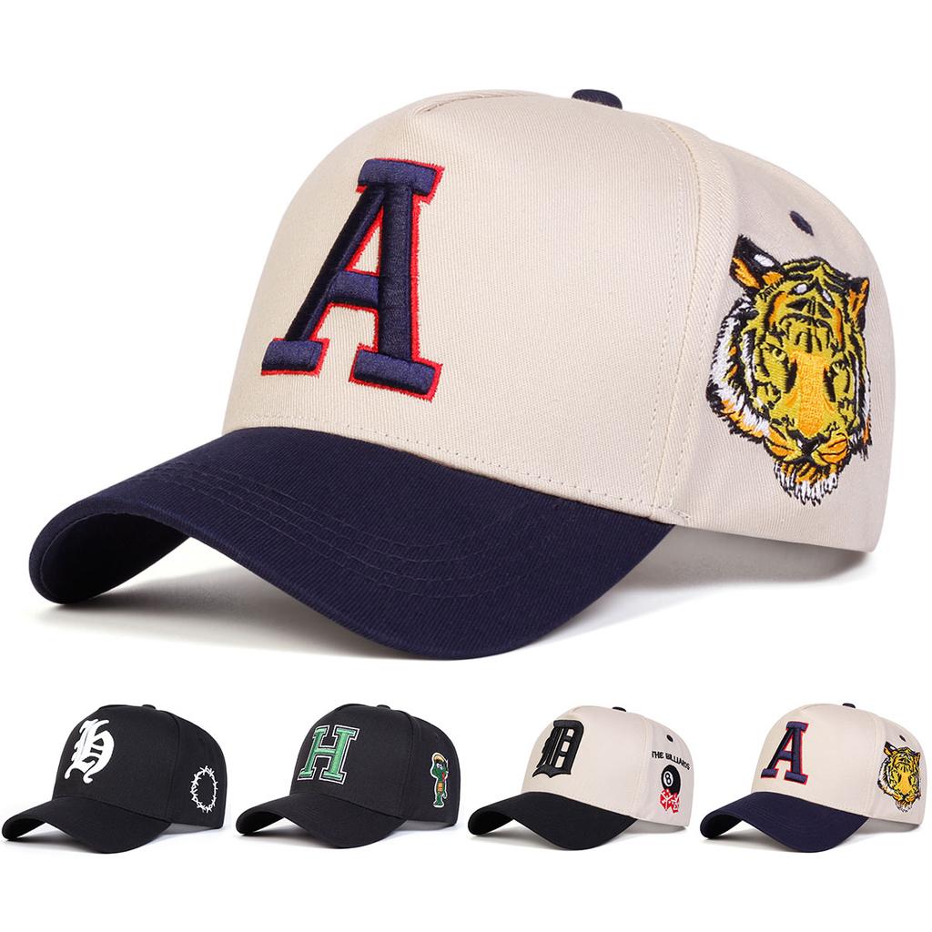 Men Letter Embroidered Baseball Cap Outdoor Adjustable Sunscreen Leisure Hat Spring Autumn Travel Tourism Beach Vacation