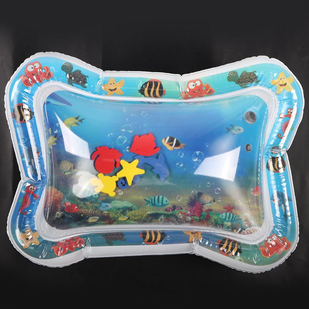 Детский ледяной коврик большой надувной лежачий коврик для воды Морской флора и фауна