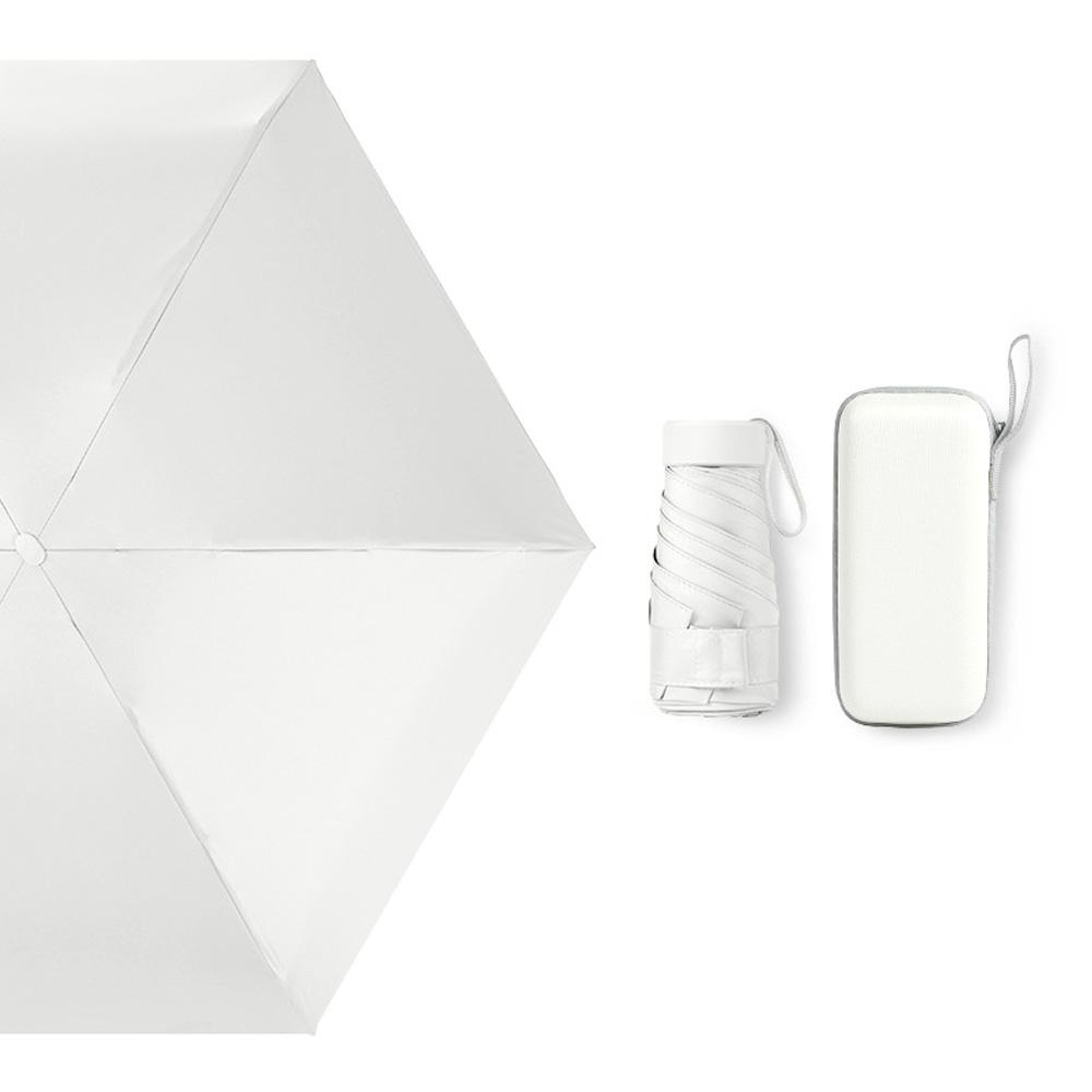 Мини-путешествующий солнцезащитный зонт, водонепроницаемый складной зонт, капсульная форма, зонт с чехлом