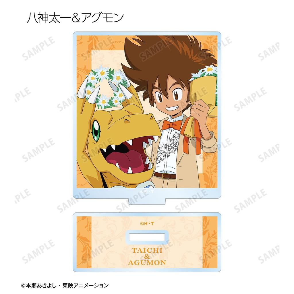 Digimon Adventure Оригинальная иллюстрация 25-я годовщина Торговая акриловая подставка colleize Официальные товары Официальная лицензия [Официальная] версия. (Единица/КОРОБКА)