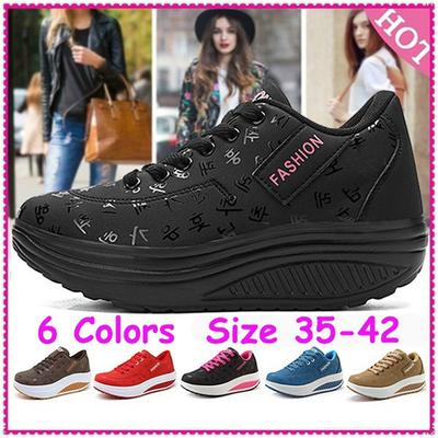 Модные женские кроссовки, повседневная удобная спортивная обувь для фитнеса, обувь на платформе с толстой подошвой