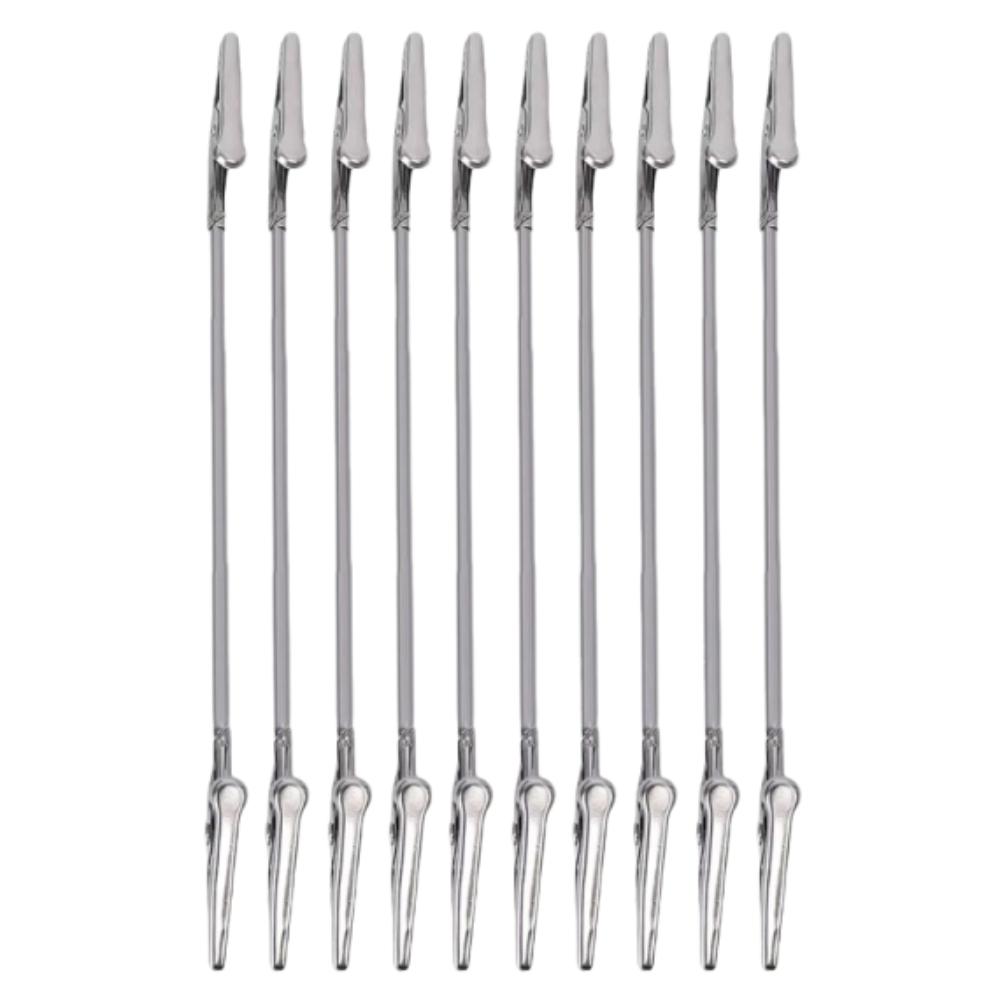 10Pcs Multifunctional Universal Crocodile Clip Adjustable Broken Incense Clip  Outdoor Camping