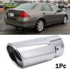 1 шт. новый универсальный автомобильный выхлопной глушитель из нержавеющей стали, наконечник трубы для украшения автомобиля «сделай сам»