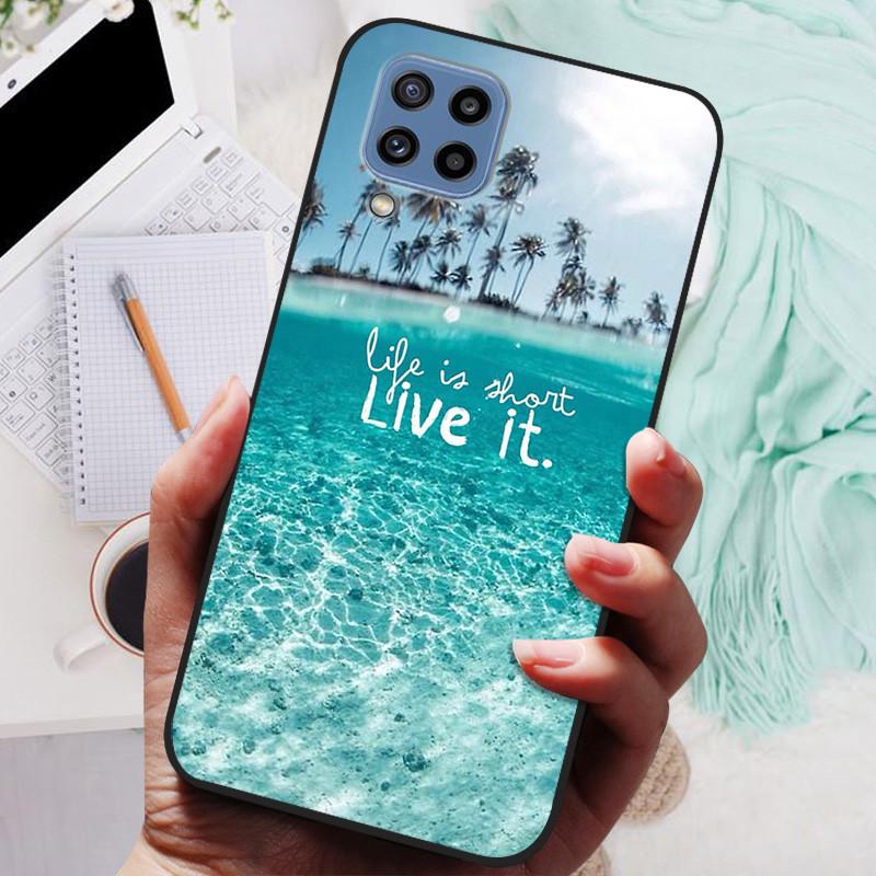 Чехол для Samsung M32 SM-M325F, ТПУ, Роскошный, Мягкий, Модный, Силиконовый Чехол для Телефона для Samsung Galaxy M32, Задняя крышка, Fundas, Оболочка